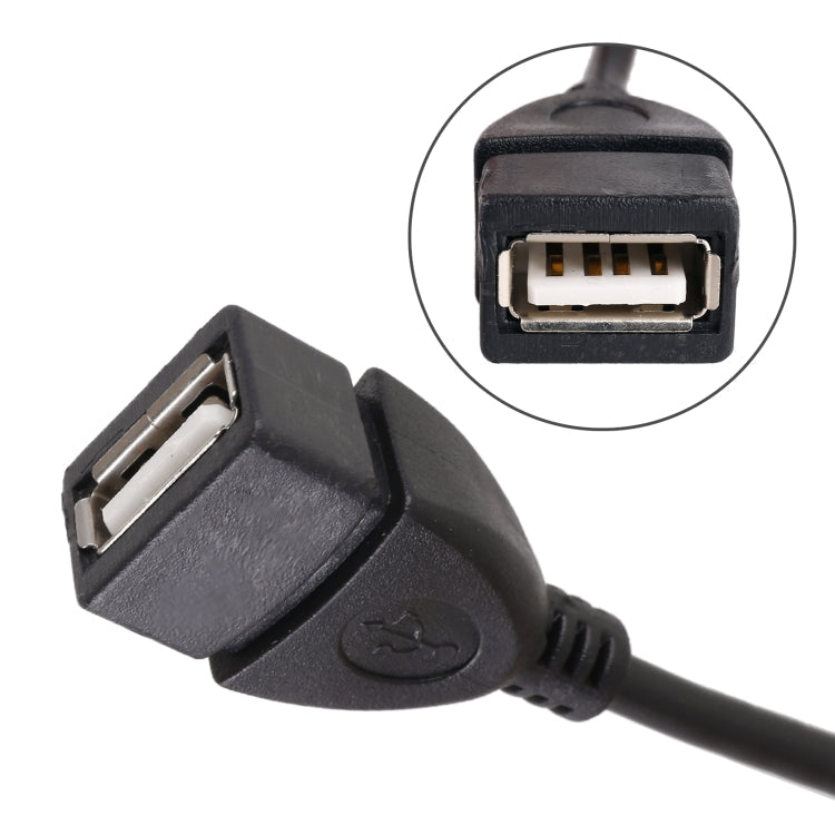 10 PCS Car OTG Head to USB Cable, Cable Length: 80cm