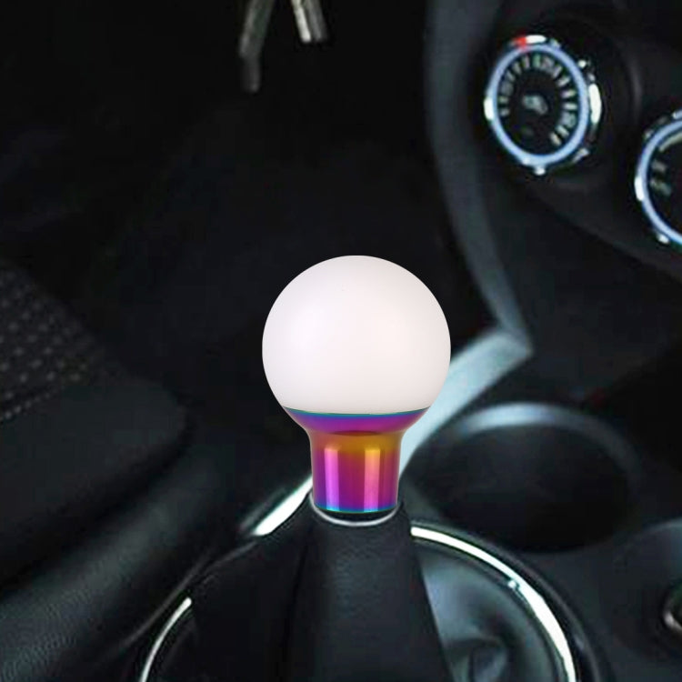 Universal Car Small Round Ball Resin + Carbon Fiber Metal Gear Shift Knob ÎҵÄÉ̵ê