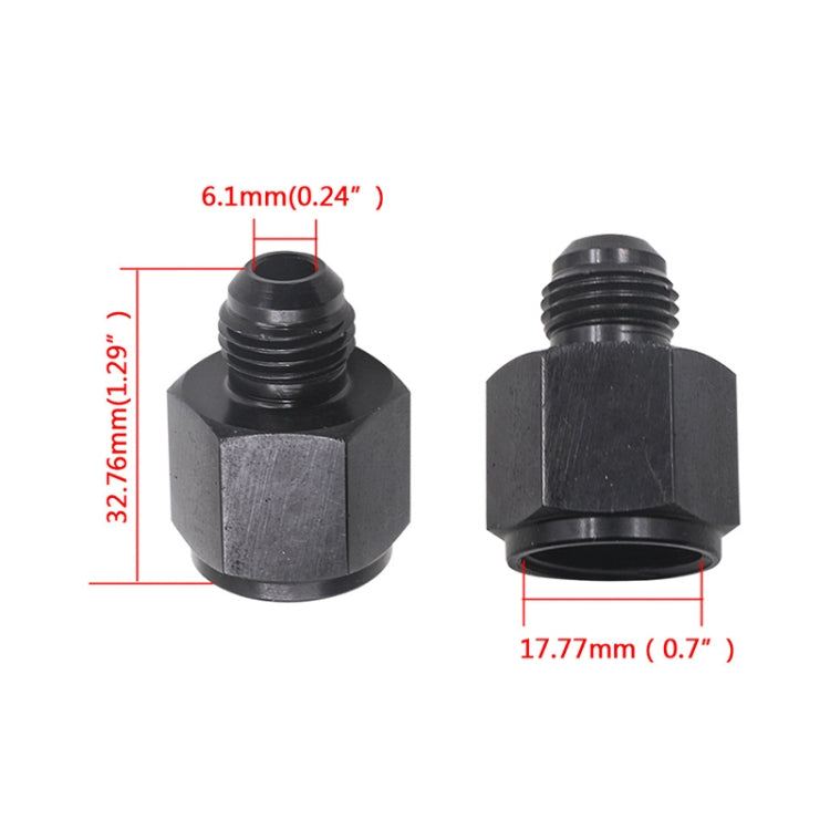 Car Oil Cooler Conversion Reducing Joint AN8 Female to AN6 Male Conversion Screw