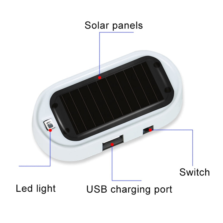 Car Solar Energy Anti-theft Device LED Warning Light ÎҵÄÉ̵ê