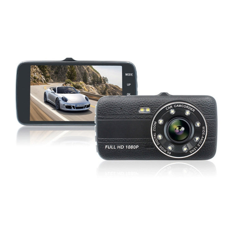 D910 4 inch 1080P HD Night Vision Single Record Driving Recorder ÎҵÄÉ̵ê