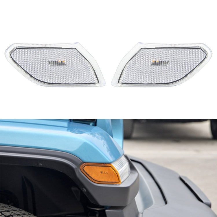 Car Transparent Wheel Eyebrow Side Light Turn Signal Leaf Plate Lamp for Jeep Wrangler JL 2018- ÎҵÄÉ̵ê