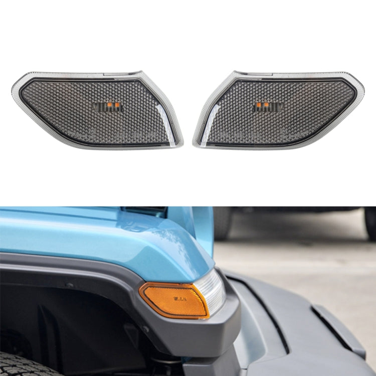 Car Blackened Wheel Eyebrow Side Light Turn Signal Leaf Plate Lamp for Jeep Wrangler JL 2018- ÎҵÄÉ̵ê