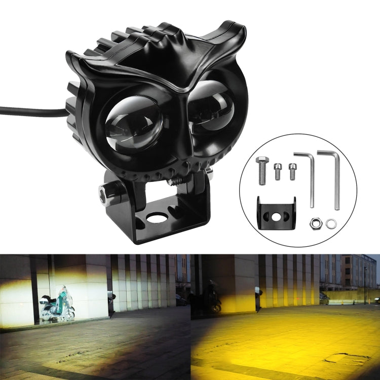 CS-1584A1 External Waterproof Double Lamp Bead LED Headlight Owl Bracket Type ÎҵÄÉ̵ê