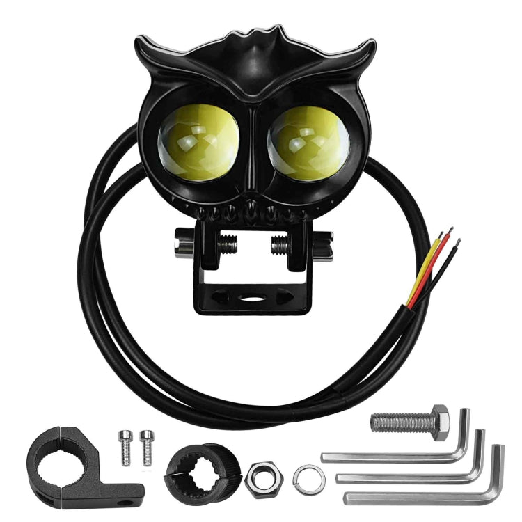 ZH-1584A1 External Waterproof Double Lamp Bead LED Headlight Owl Dragon Button Type ÎҵÄÉ̵ê