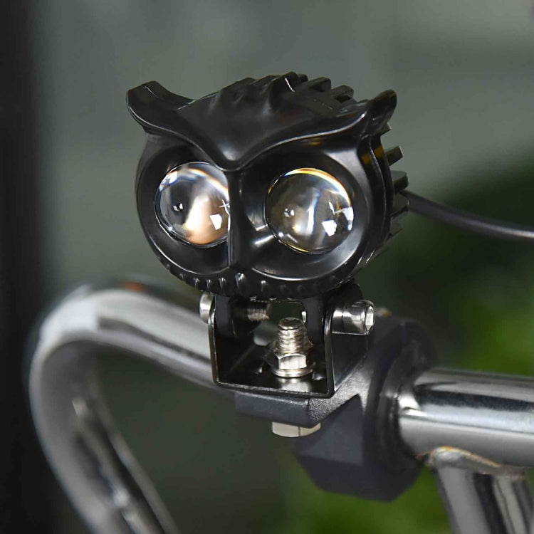 ZH-1584A1 External Waterproof Double Lamp Bead LED Headlight Owl Dragon Button Type ÎҵÄÉ̵ê