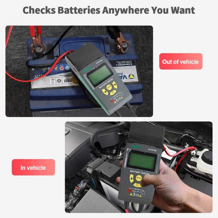 DUOYI DY3015B Car Multi-language 12V Battery Tester