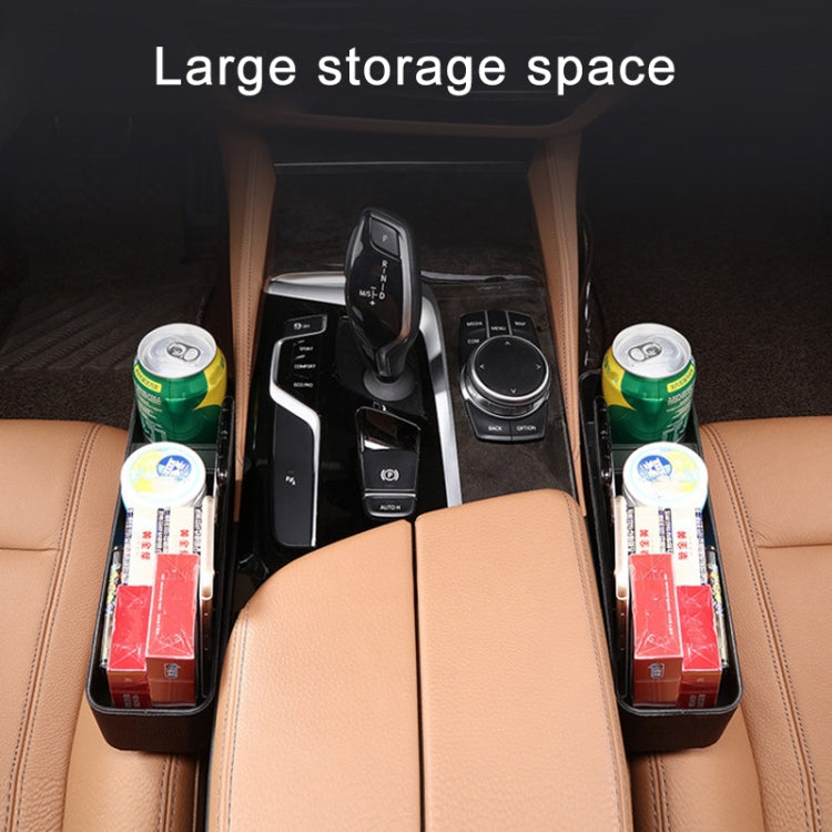 1 Pair Car Multi-functional Seat Crevice USB Storage Box