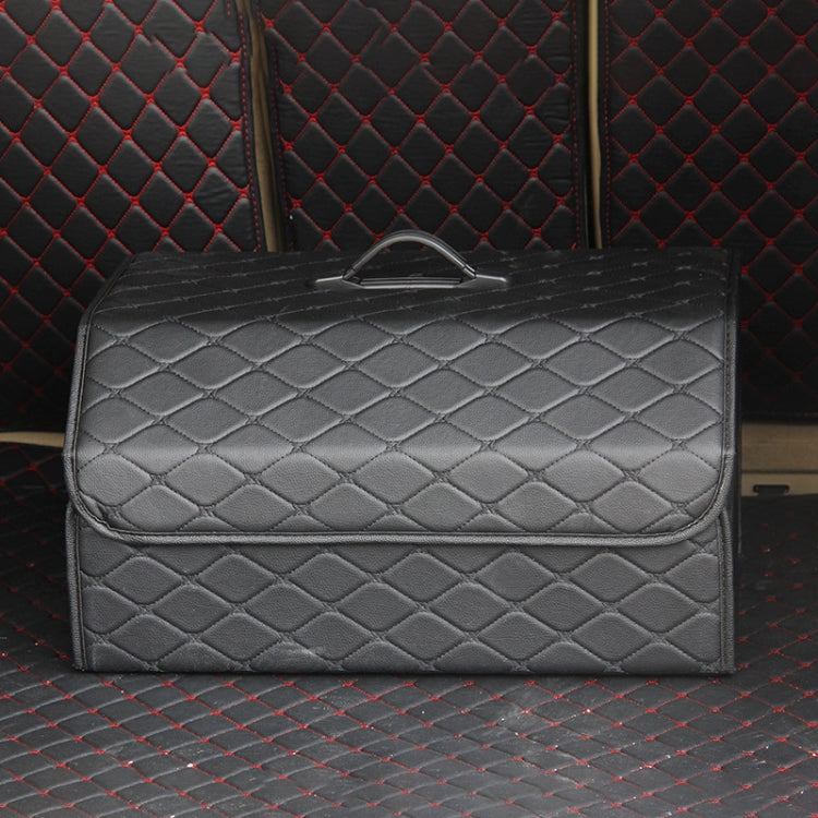 Car Trunk Foldable Storage Box, Rhombic Grid Large Size: 54 x 32 x 30cm