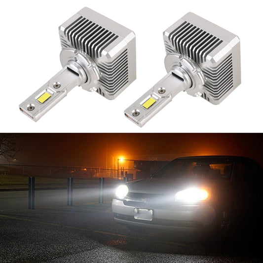 1 Pair D Series D1S Car HID Ballast to LED Headlight DC12V 35W 6000K 7000LM, CSP Lamp Bead