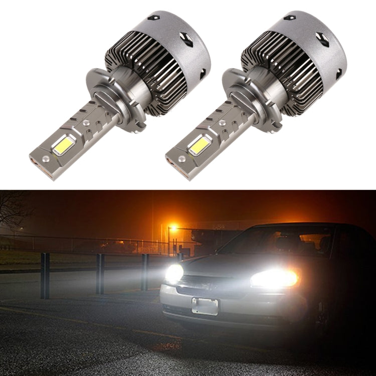 1 Pair D Series D2 Car HID Ballast to LED Headlight DC12V 35W 6000K 7000LM, 7040 Lamp Bead