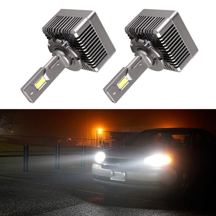 1 Pair D Series D1S Car HID Ballast to LED Headlight DC12V / 35W / 6000K / 5000LM