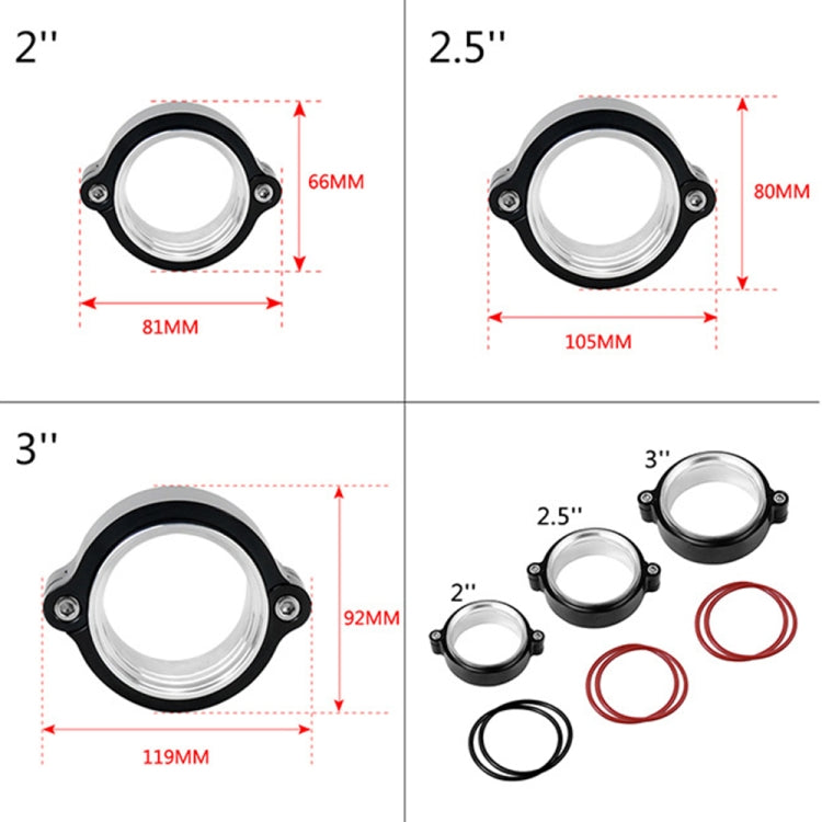 2.0 inch Car Exhaust V-band Clamp with Flange