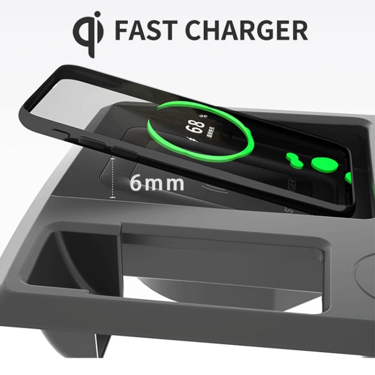 HFC-1054 Car Qi Standard Wireless Charger 15W / 10W Quick Charging for Audi Q3 2019-2022, Left Driving ÎҵÄÉ̵ê