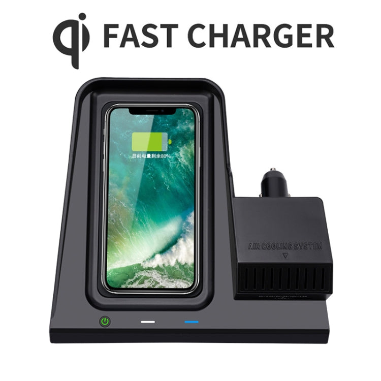 HFC-1002 Car Qi Standard Wireless Charger 10W Quick Charging for Honda Avancier / URV 2017-2020, Left Driving ÎҵÄÉ̵ê