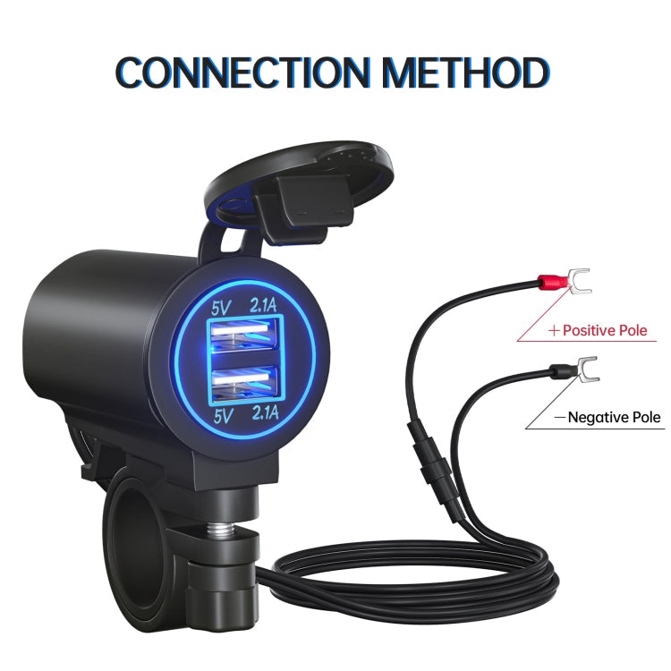 ZH-526I1 Car / Motorcycle 4.2A Dual USB Port Car Charger ÎҵÄÉ̵ê