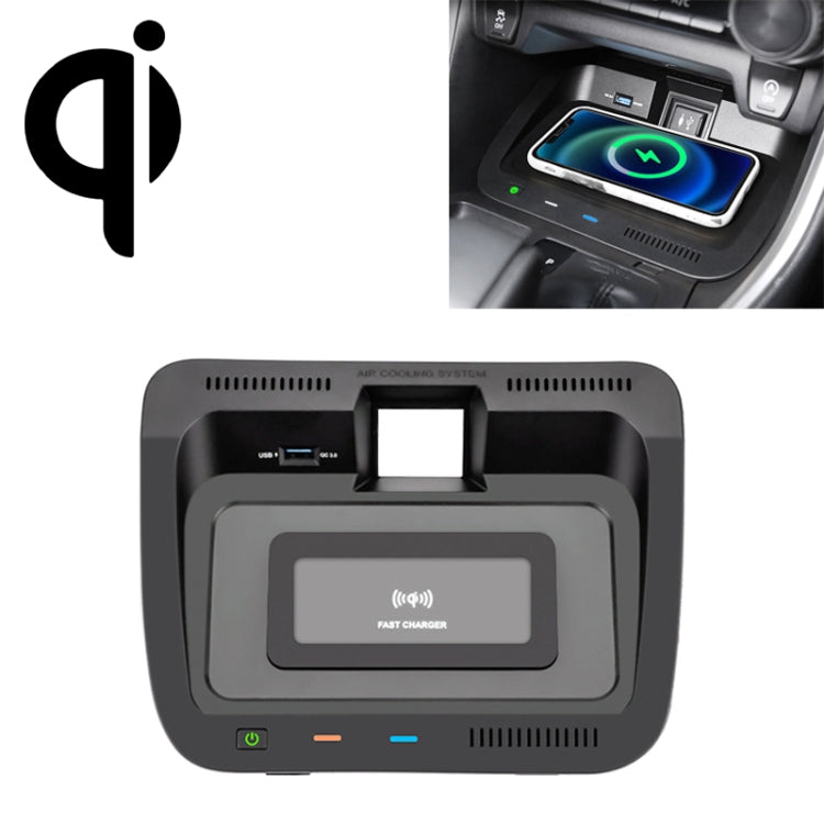 HFC-1062 Car Qi Standard Wireless Charger 10W Quick Charging for Toyota RAV4 2020-2021, Left Driving ÎҵÄÉ̵ê