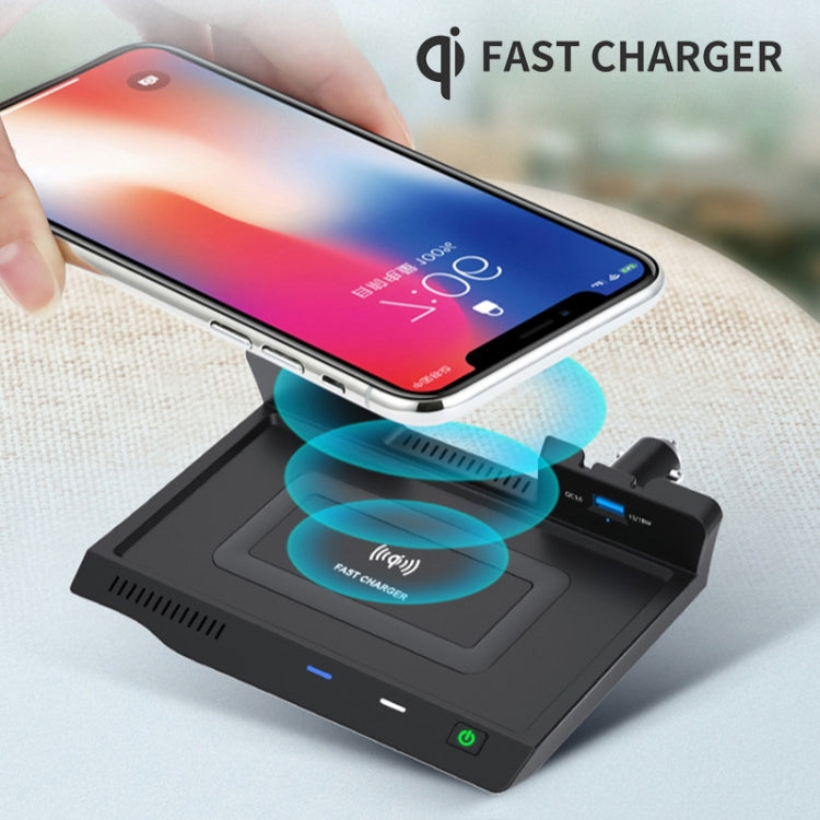 HFC-1040 Car Qi Standard Wireless Charger 10W Quick Charging for Nissan Teana 2019-2021, Left Driving ÎҵÄÉ̵ê