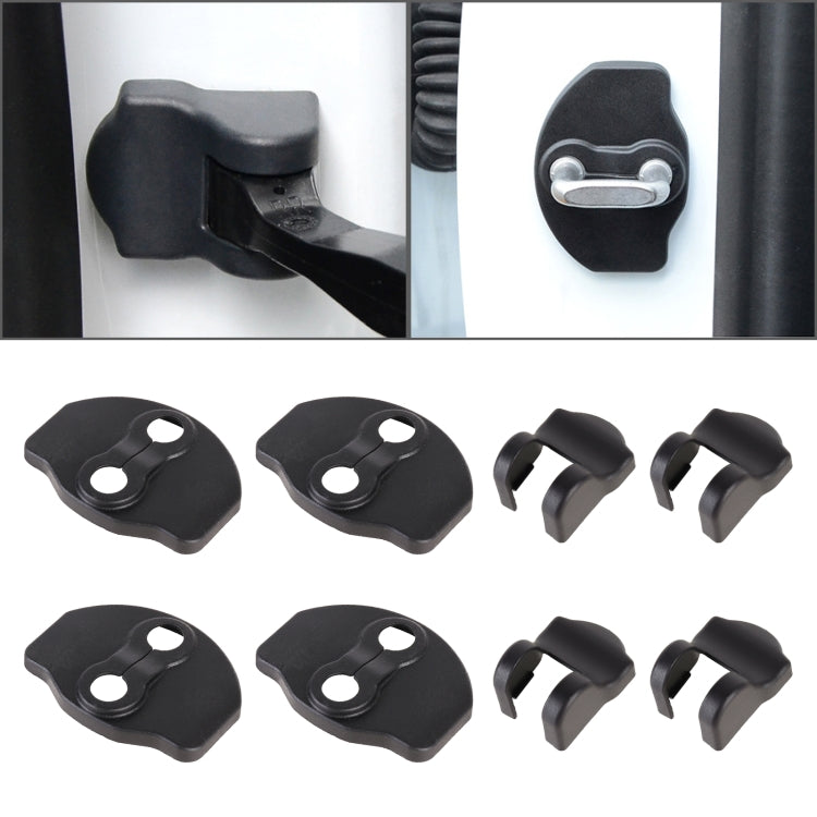 Car Door Lock Cover + Limiter Cover for Tesla Model Y ÎҵÄÉ̵ê