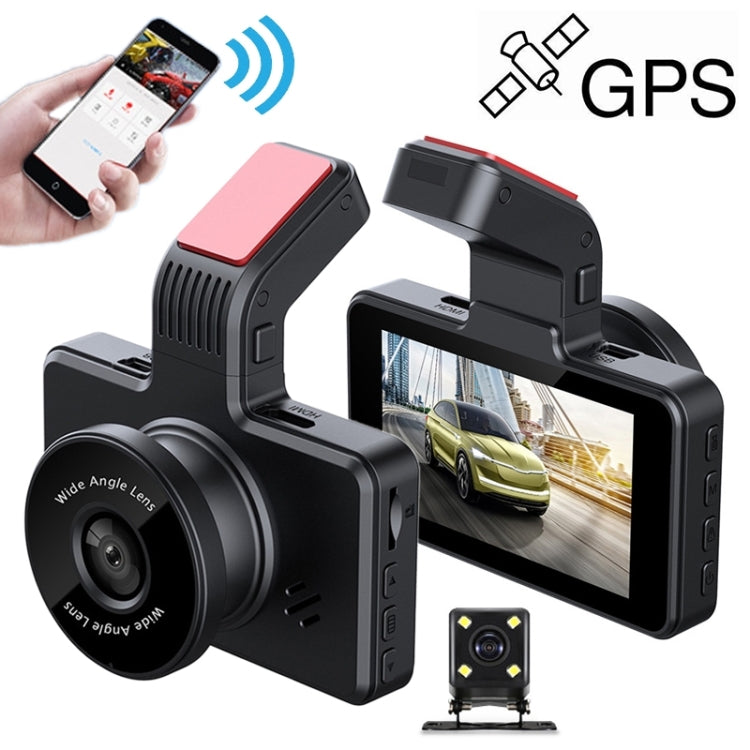 D903 3 inch Car Ultra HD Driving Recorder, Double Recording + GPS + WIFI ÎҵÄÉ̵ê