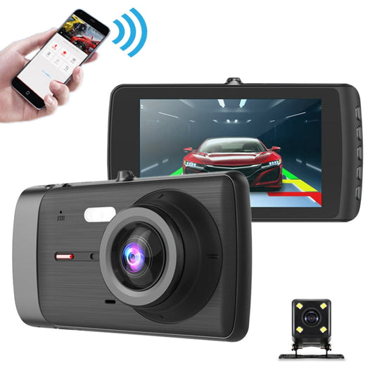 H809 4 inch Car HD Double Recording Driving Recorder, WiFi + Gravity Parking Monitoring ÎҵÄÉ̵ê