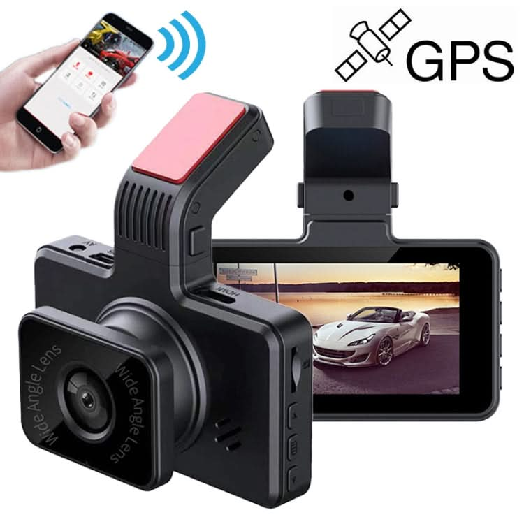 D905 3 inch Car Ultra HD Driving Recorder, Single Recording + GPS + WIFI + Gravity Parking Monitoring + Lane Deviation Warning ÎҵÄÉ̵ê