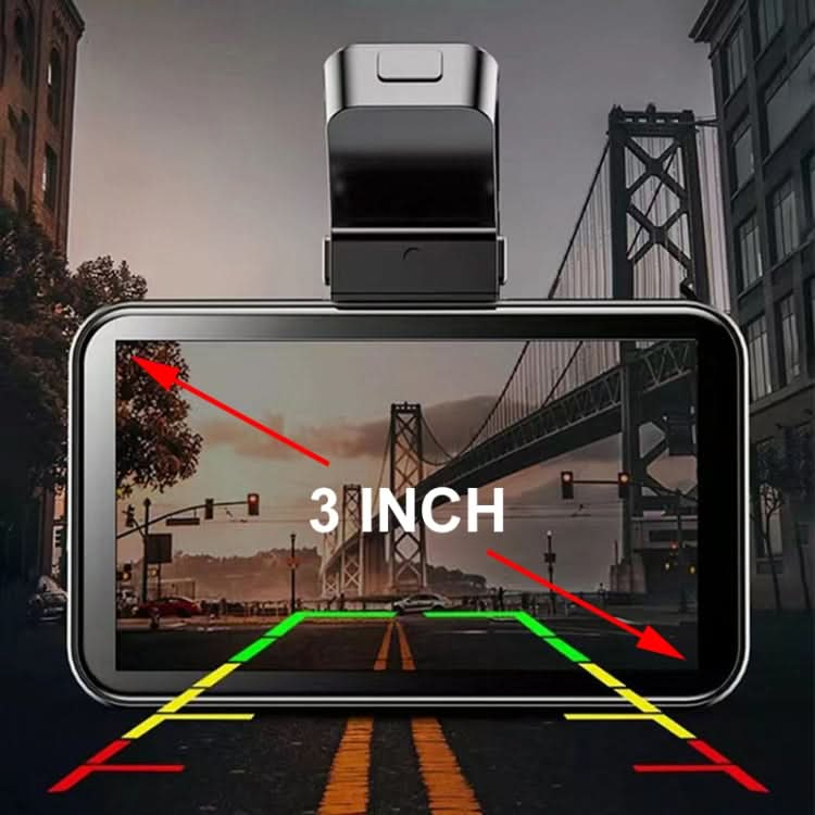 D905 3 inch Car Ultra HD Driving Recorder, Single Recording + GPS + WIFI + Gravity Parking Monitoring + Lane Deviation Warning ÎҵÄÉ̵ê