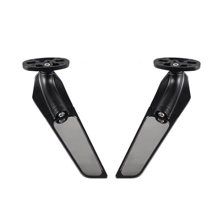 1 Pair Motorcycle Modified Wind Wing Adjustable Rotating Rearview Mirror