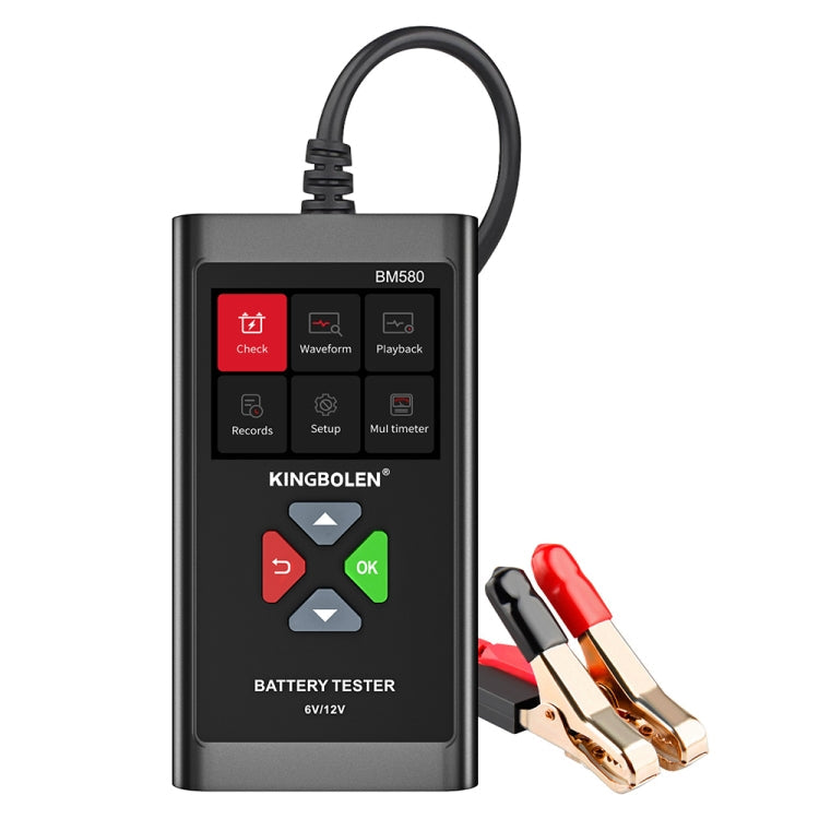 KINGBOLEN BM580 6V 12V Car Digital Load Battery Tester