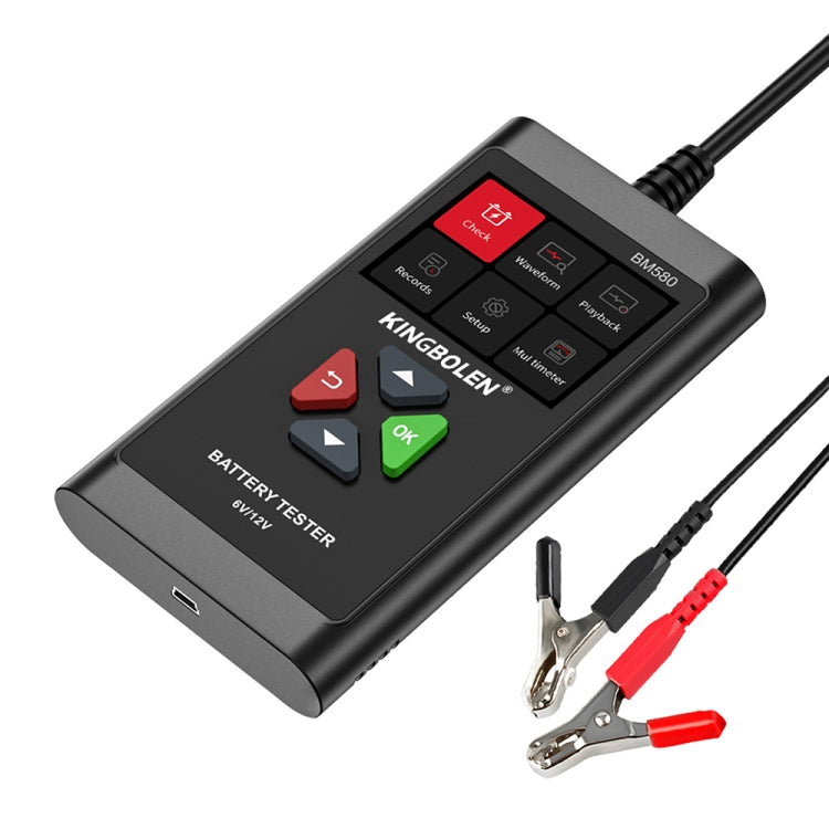 KINGBOLEN BM580 6V 12V Car Digital Load Battery Tester ÎҵÄÉ̵ê