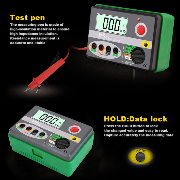 DUOYI DY30-1 Car Digital Insulation Resistance Tester Meter ÎҵÄÉ̵ê