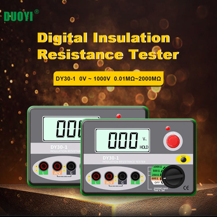 DUOYI DY30-1 Car Digital Insulation Resistance Tester Meter ÎҵÄÉ̵ê