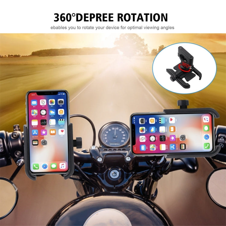 Motorcycle Aluminium Alloy Mobile Phone Holder Bracket, Handlebar Version ÎҵÄÉ̵ê