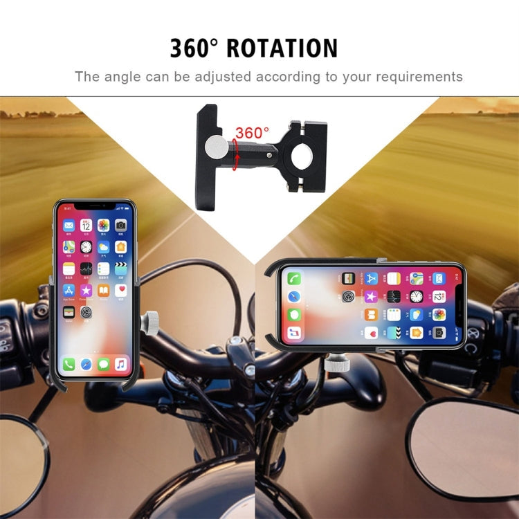 Motorcycle Aluminium Alloy Pressure Casting Mobile Phone Holder Bracket, Handlebar Version ÎҵÄÉ̵ê