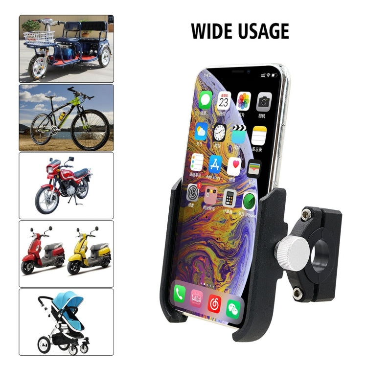 Motorcycle Aluminium Alloy Pressure Casting Mobile Phone Holder Bracket, Handlebar Version ÎҵÄÉ̵ê