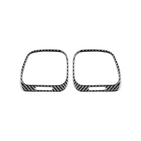 2 PCS / Set Carbon Fiber Car Left and Right Air Outlets Frame Decorative Sticker for Volkswagen Scirocco 2009-2016,Left and Right Drive Universal-Reluova