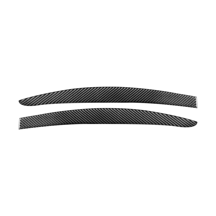 2 PCS / Set Carbon Fiber Car Light Eyebrow Decorative Sticker for Volkswagen Scirocco 2009-2016,Left and Right Drive Universal-Reluova