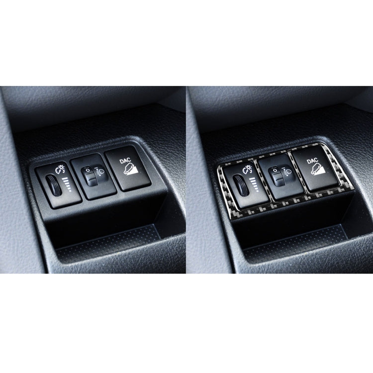 Carbon Fiber Car Headlight Switch Frame Decorative Sticker for Toyota Old RAV4 2006-2013,Left and Right Drive Universal ÎҵÄÉ̵ê