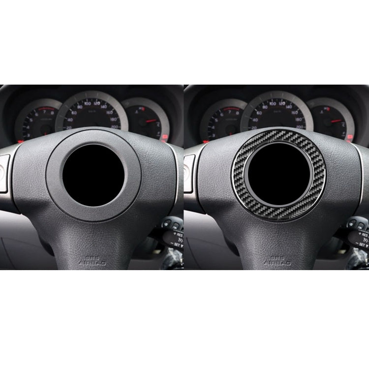 Carbon Fiber Car Steering Wheel Decorative Sticker for Toyota Old RAV4 2006-2013,Left and Right Drive Universal ÎҵÄÉ̵ê