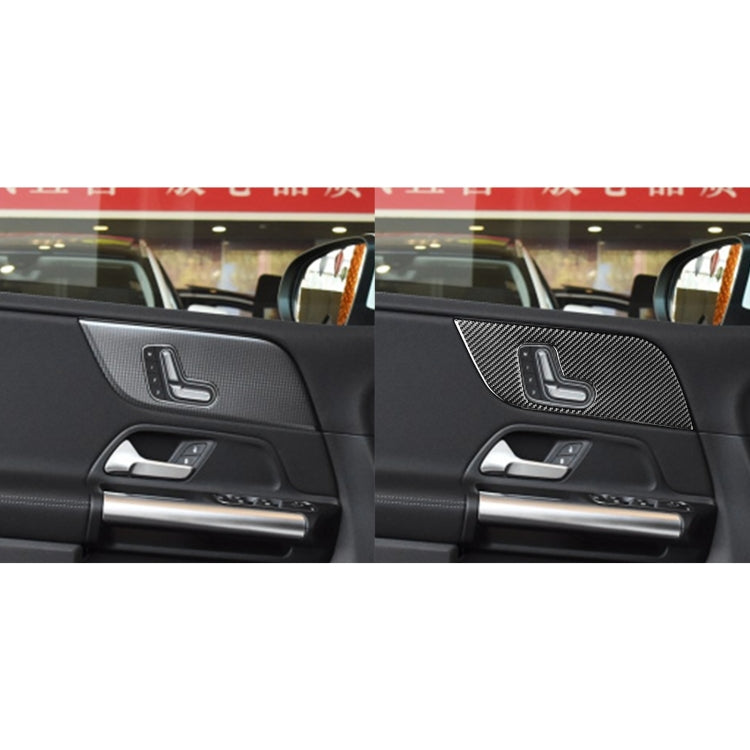 6 PCS / Set Carbon Fiber Car B Front Door Panel Decorative Sticker for Mercedes-Benz B-Class 2019,Left Drive ÎҵÄÉ̵ê