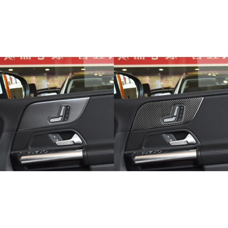 6 PCS / Set Carbon Fiber Car B Front Door Panel Decorative Sticker for Mercedes-Benz B-Class 2019,Right Drive ÎҵÄÉ̵ê