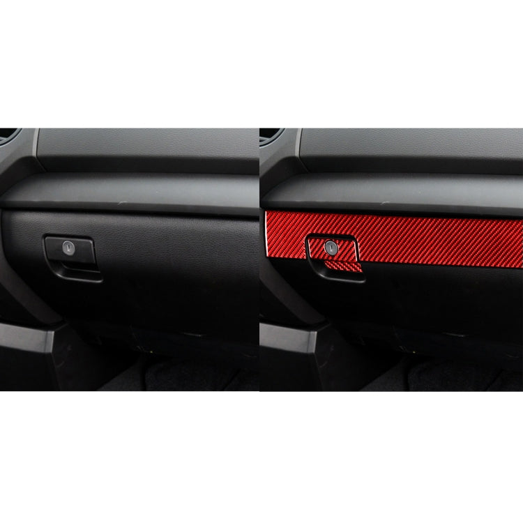 3 PCS / Set Carbon Fiber Car Co-pilot Glove Box Decorative Sticker for Toyota Tundra 2014-2018,Left Drive ÎҵÄÉ̵ê