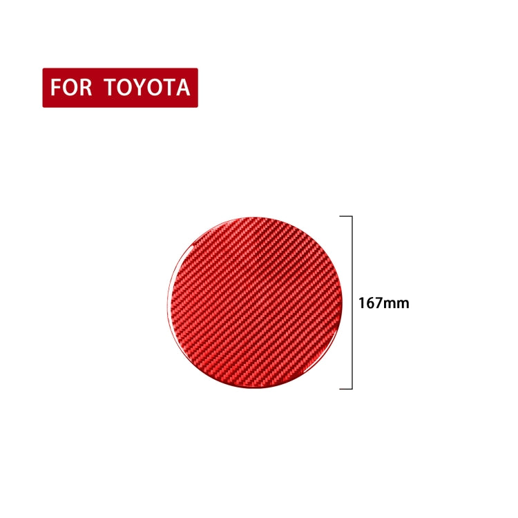 Carbon Fiber Car Fuel Tank Cap Decorative Sticker for Toyota Tundra 2014-2018,Left and Right Drive Universal ÎҵÄÉ̵ê