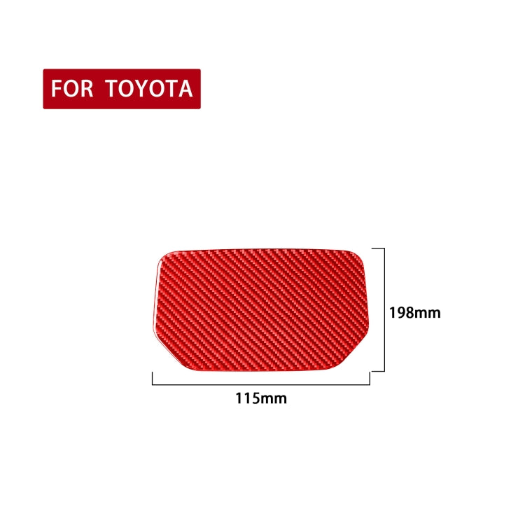 Carbon Fiber Car Dashboard Storage Box Mat Decorative Sticker for Toyota Tundra 2014-2018,Left and Right Drive Universal ÎҵÄÉ̵ê