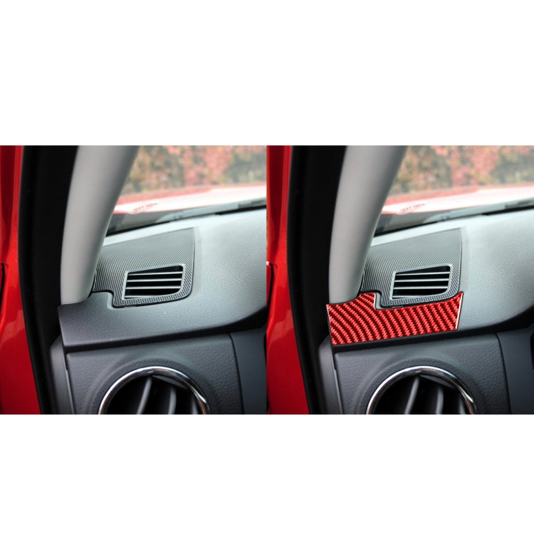 2 PCS / Set Carbon Fiber Car Dashboard Air Outlet Decorative Sticker for Toyota Tundra 2014-2018,Left Drive-Reluova