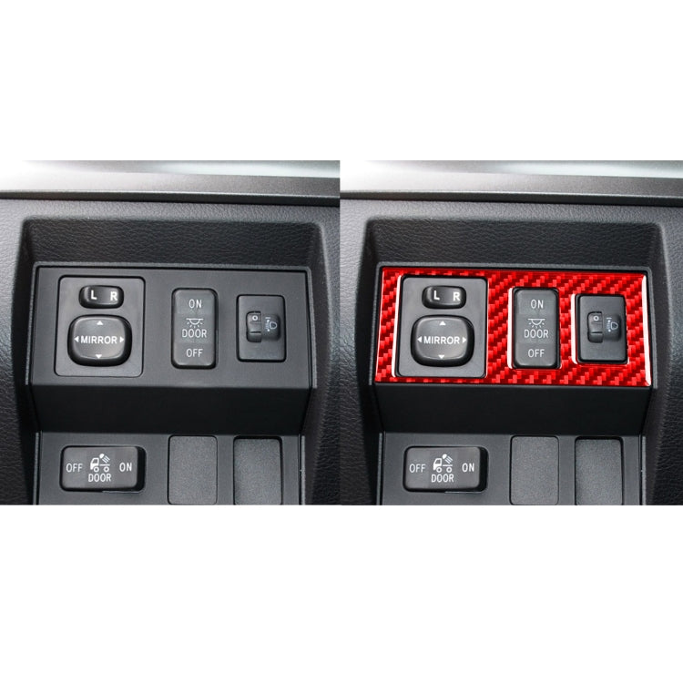 Carbon Fiber Car Headlight Height Adjustment Switch Decorative Sticker for Toyota Tundra 2014-2018,Left and Right Drive Universal ÎҵÄÉ̵ê