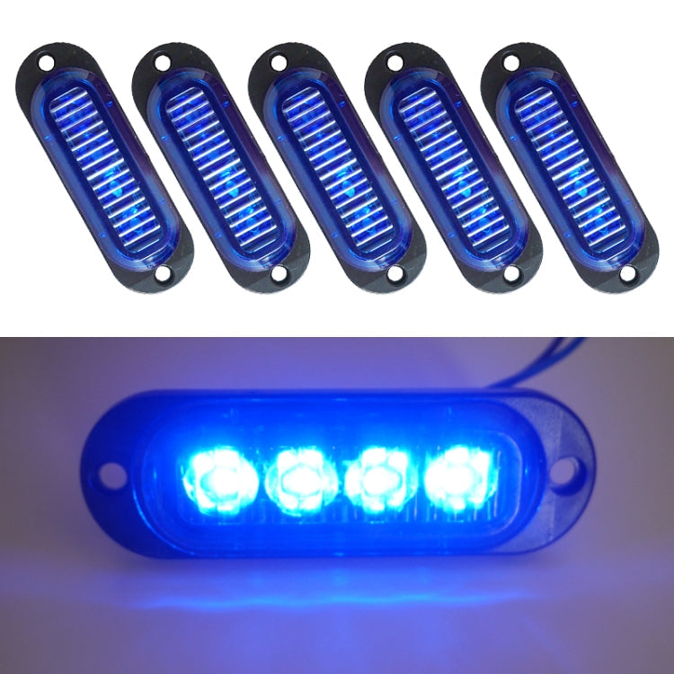 5 PCS MK-087 Car / Truck 4LEDs Side Marker Indicator Lights Bulb Lamp ÎҵÄÉ̵ê