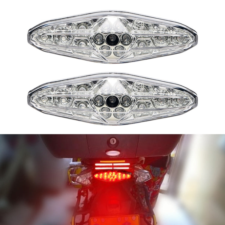 2 PCS KC-WD-NEW-3X Motorcycle LED Brake Light Running Lamp-Reluova