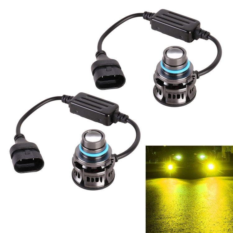 1 Pair 9006 27W / DC12V Car Aluminum Alloy LED Headlight