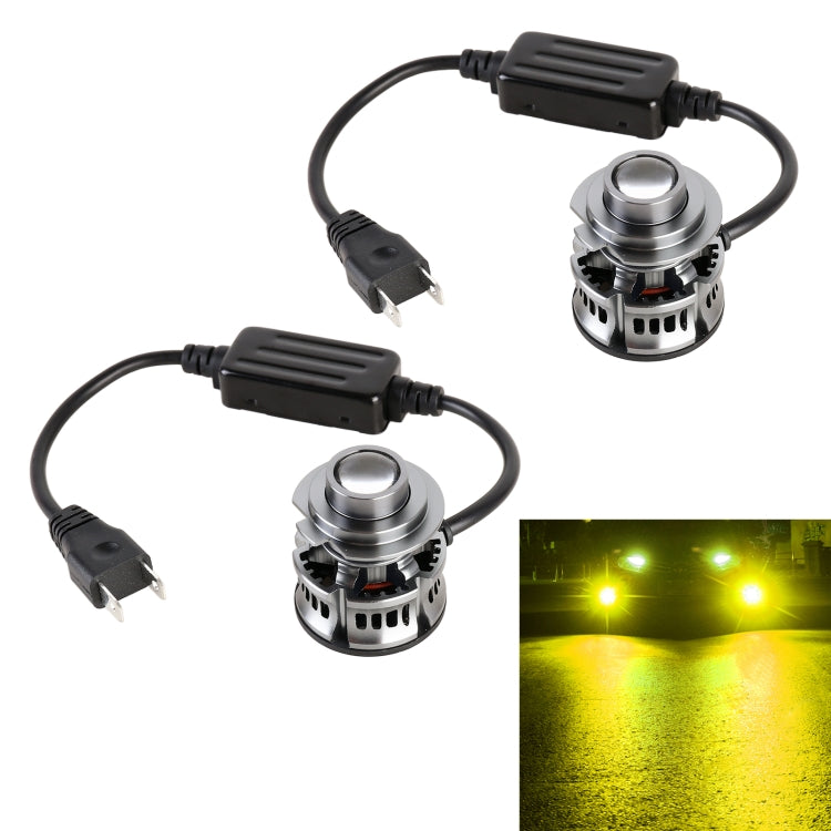 1 Pair H7 27W / DC12V Car Aluminum Alloy LED Headlight